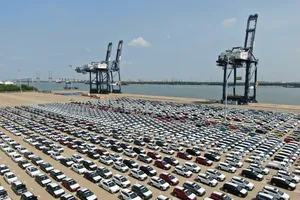 Kho cảng Hiệp Phước, TPHCM. Ảnh: HOÀNG HÙNG