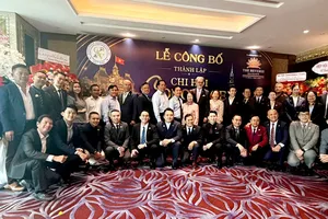 Các đại biểu dự lễ ra mắt Chi hội Concierge TPHCM trưa 11-8