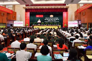 Sáng 14-10,  Đại hội đại biểu Đảng bộ TPHCM lần thứ XI nhiệm kỳ 2020-2025 họp phiên trù bị. Ảnh: VIỆT DŨNG