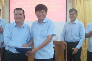 Huyện Cần Giờ và SAWACO hợp tác đảm bảo 100% người dân có nước sạch