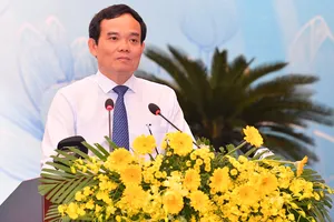 Phó Bí thư Thường trực Thành ủy TPHCM Trần Lưu Quang phát biểu tại Hội nghị Tổng kết công tác Tuyên giáo. Ảnh: VIỆT DŨNG