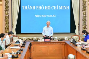 Phó Chủ tịch UBND TPHCM Võ Văn Hoan phát biểu tại kỳ họp Chính phủ. Ảnh: VIỆT DŨNG