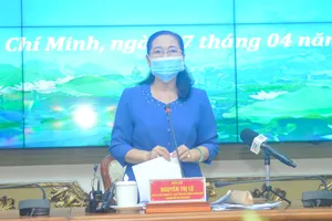 Chủ tịch HĐND TPHCM Nguyễn Thị Lệ phát biểu tại phiên họp thứ X. Ảnh: CAO THĂNG