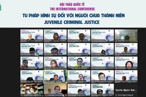 Hội thảo quốc tế về tư pháp hình sự đối với người chưa thành niên