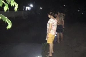 Nơi hai thanh niên bị nước cuốn mất tích