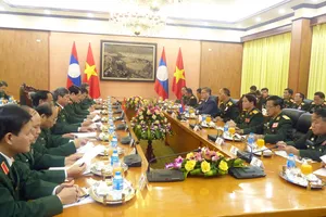 Quan hệ hợp tác quân đội là trụ cột trong quan hệ hợp tác toàn diện hai nước Việt - Lào