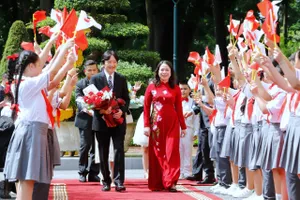 Phó Chủ tịch nước Võ Thị Ánh Xuân chủ trì lễ đón Hoàng Thái tử Nhật Bản