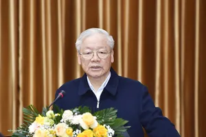 Tổng Bí thư Nguyễn Phú Trọng chủ trì hội nghị Quân ủy Trung ương