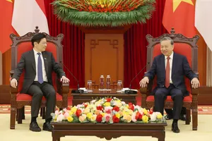 Tổng Bí thư Tô Lâm tiếp Thủ tướng Cộng hòa Singapore