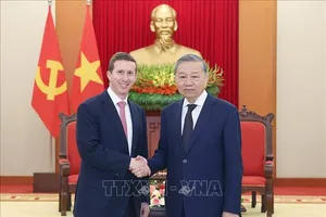 Tổng Bí thư Tô Lâm tiếp ông Jeffrey David Perlman, Tổng Giám đốc Quỹ đầu tư Warburg Pincus (Hoa Kỳ), kiêm đồng Chủ tịch Hội đồng Kinh doanh ASEAN - Hoa Kỳ. Ảnh: TTXVN