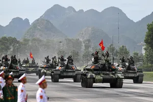 Gần 16.000 cán bộ, chiến sĩ luyện tập diễu binh, diễu hành kỷ niệm 80 năm Cách mạng Tháng Tám và Quốc khánh 2-9