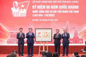 Phát hành đặc biệt bộ tem kỷ niệm 80 năm Quốc khánh 2-9