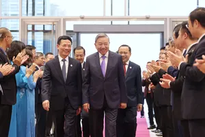 Tổng Bí thư Tô Lâm dự lễ kỷ niệm 80 năm ngành Bưu chính - Viễn thông