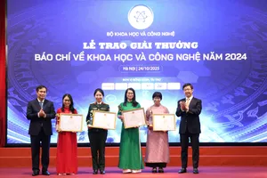 24 tác phẩm, nhóm tác phẩm đoạt Giải thưởng báo chí về khoa học - công nghệ năm 2024