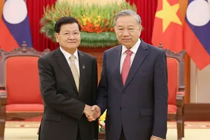 Tổng Bí thư Tô Lâm tiếp Tổng Bí thư, Chủ tịch nước Lào Thongloun Sisoulith