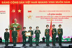 Viettel High Tech đón nhận danh hiệu Anh hùng Lực lượng vũ trang nhân dân