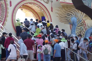 2026年1月1日，各游乐与娱乐场所客流较多。