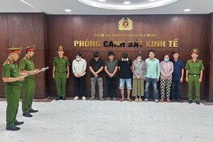 警察已立案起诉犯罪團夥中的8人。