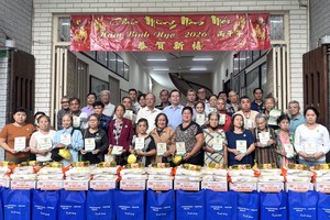 堤岸坊与穗城会馆新春送暖