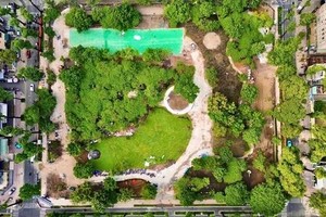 胡志明市潘廷逢体育馆已改造为公园，于春节期间服务市民。