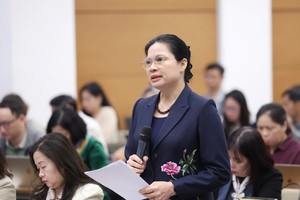 越南祖国阵线中央委员会副主席兼秘书长何氏娥。