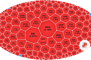 VN-Index连涨两日后再度回落