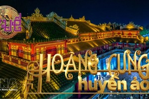 顺化推出“梦幻皇宫”夜游活动。图自顺化市人委会脸书。