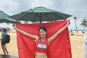 河氏翠姮成为越南在2026年亚洲沙滩运动会首枚金牌得主。