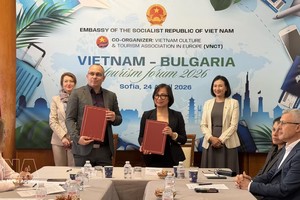 欧洲越南文化与旅游协会与保加利亚休闲度假旅游协会签署谅解备忘录。