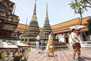 今年前4个月泰国接待外国游客人数下降3.45%。