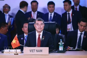越南政府总理黎明兴出席第48届东盟峰会全体会议。