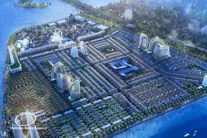 一个智慧城市的效果图。