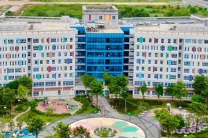 胡志明市儿童医院收治14岁学生。图：黄雄。 