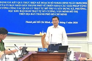 胡志明市人委会副主席裴春强主持会议。