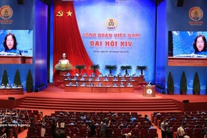 越南工会第十四次全国代表大会隆重开幕。