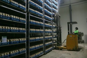 机器人执行货物搬运与堆放工作，有助于减轻人力劳动强度，提高工作效率。