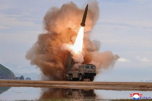  朝鲜试验多款新型武器系统。图：KCNA