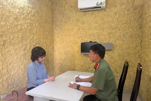 被告人阮翠恒。越通社发。