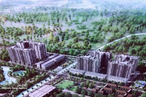 兴安省保障性住房项目的整体效果图。图自越通社