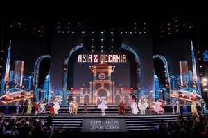 亚洲和大洋洲组压轴登场。各国及地区代表充分运用东方文化元素、传统仪式、自然风光以及与当地社区相关的故事进行展示。组委会供图