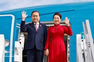 资料图：越南国会主席陈青敏将偕夫人对韩国和蒙古国进行正式访问。图自越通社