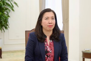 越南外交部副部长黎氏秋姮。