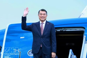 越南政府总理黎明兴启程对老挝和柬埔寨进行正式访问。图自越通社