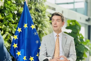 欧盟驻越南大使朱利安·盖里耶。图自越通社