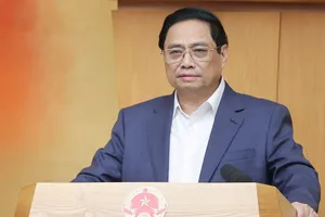 Thủ tướng Phạm Minh Chính chủ trì phiên họp. Ảnh: VIẾT CHUNG