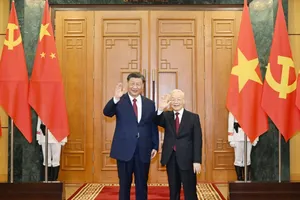 Tổng Bí thư Nguyễn Phú Trọng hội đàm Tổng Bí thư, Chủ tịch Trung Quốc Tập Cận Bình