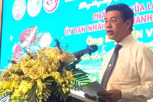 Phó Chủ tịch UBND TPHCM Nguyễn Văn Dũng phát biểu tại hội nghị 