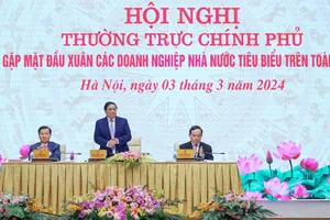 Thủ tướng Phạm Minh Chính chủ trì và phát biểu tại Hội nghị. Ảnh: VIẾT CHUNG