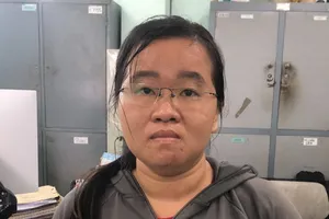 Trâm tại cơ quan công an 