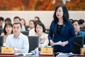 Bộ trưởng Bộ Y tế Đào Hồng Lan phát biểu tại phiên giải trình